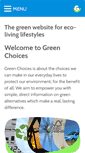 Mobile Screenshot of greenchoices.org